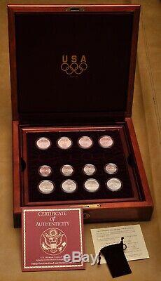 1995 & 1996 Olympic Commemorative Half Dollars & Silver Dollars 24 Coins