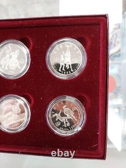 1995 1996 S US Olympic Coins of Atlanta Centennial Games 4pc Clad Proof Set