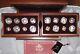 1995-1996 Us Mint Commemorative Olympic 16 Coin Gold & Silver Set With Wood Box