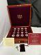 1995-1996 Us Mint Olympics 32 Coin Gold & Silver Set In Original Wood Box