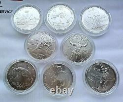 1995-1996 United States Olympic Games 8 Coin Commemorative Coin Uncirculated Set