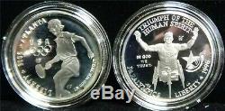 1995-96 Atlanta Olympics 8-Coin Commemorative Proof Silver Dollar Set OGP #JL104