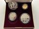 1995 Centennial Olympic Games 4-coin Proof Set #1 In Ogp With Coa