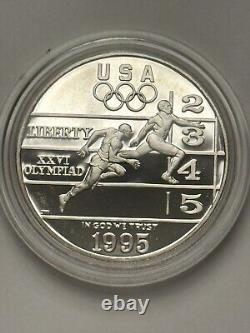 1995 Centennial Olympic Games 4-Coin Proof Set #2 in OGP witho COA