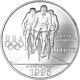 1995 D Atlanta Olympics Cycling Bu Commemorative 90% Silver Dollar See Pics C771