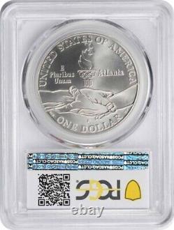 1995-D Cycling Olympic Silver Commemorative Dollar MS70 PCGS Mint State 70