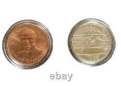 1995 Jesse Owens Silver Dollar Set U. S. Olympic Coins Of The Atlanta Mint New