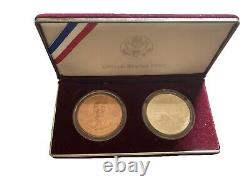 1995 Jesse Owens Silver Dollar Set U. S. Olympic Coins Of The Atlanta Mint New