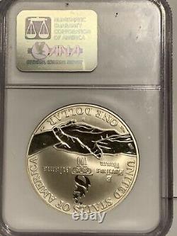 1995-P NGC PF70 Olympics Cycling Commemorative Proof Silver Dollar Coin
