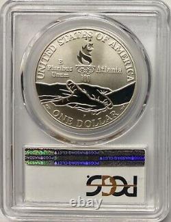 1995-P Olympics Track & Field 20th Anniversary Silver Dollar PCGS PR-70 DCAM