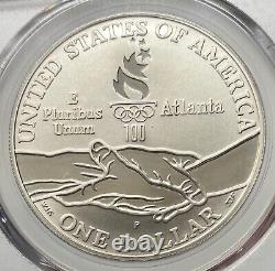 1995-P Olympics Track & Field 20th Anniversary Silver Dollar PCGS PR-70 DCAM