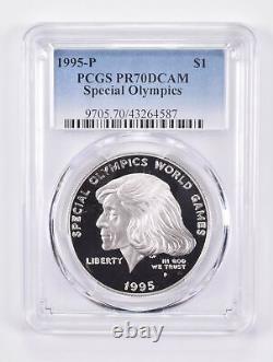 1995-P PR70 DCAM Special Olympics Commemorative Silver Dollar PCGS