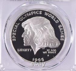 1995-P PR70 DCAM Special Olympics Commemorative Silver Dollar PCGS