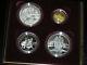 1995 U. S. Olympic 4 Piece Set $5 Gold Coin 2 Silver Dollars 1 Half Dollars Proof