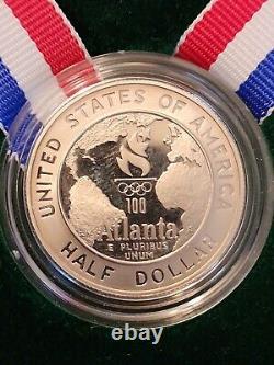 1995 U. S. Olympic Coins Of The Atlanta Centennial Basketball Proof Half Dollar