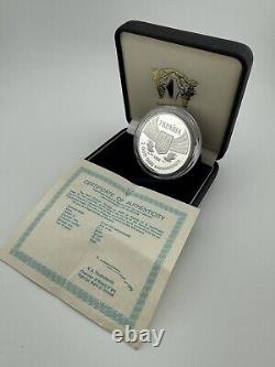 1996 1stUkraine Summer Olympic Games 925 Silver Coin 2000000 Karbovants with COA