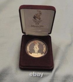 1996 Atlanta Olympic Games RARE 999 Silver Proof Medal 1000 made