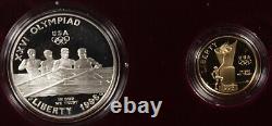 1996 Centennial Atlanta Olympic Games 4 Coin Gold & Silver Proof Set