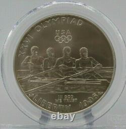 1996 D$1 Olympics Rowing Pcgs Ms70 Ranks #96 100 Greatest Us Modern Coins