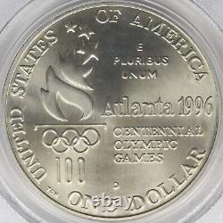 1996-D $1 Olympics Tennis Silver Dollar Commemorative PCGS MS69