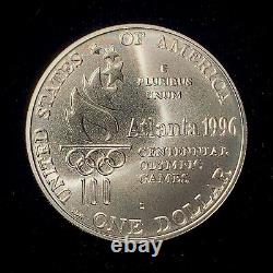1996 D Atlanta Centennial Olympic Games Uncirculated Silver Dollar