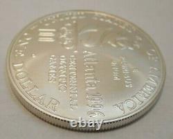 1996-D Atlanta Olympic High Jump Commemorative Silver Dollar Uncirculated Coin