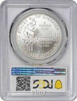 1996-D Rowing Olympic Silver Commemorative Dollar MS69 PCGS Mint State 69