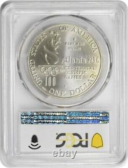 1996-D Rowing Olympic Silver Commemorative Dollar MS70 PCGS Mint State 70