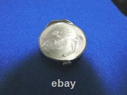 1996-D US Atlanta Olympic Tennis Commemorative Silver BU Money Clip Sterling