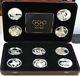 1996 Olympic Centennial 10 Piece Coin Set-sterling Silver-5 Countries Case Flaw