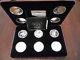 1996 Olympic Silver 10 Coin Proof Set 5 Countries In Case Of Issue