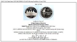 1996 P USA United States XXVI OLYMPICS ATLANTA Rowing Proof Silver $ Coin i97062