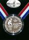 1996 P Usa Xxvi Olympics Atlanta Rowing Proof Silver Dollar Coin & Pin Set