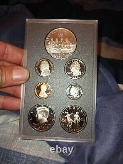 1996 S Olympic Rowing Silver Dollar Prestige 7 Coin Proof Set