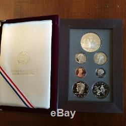 1996-S US Mint Prestige Proof Set Atl Centennial Olympic Dollar. 7 coins