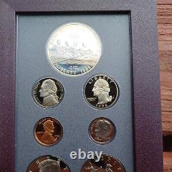 1996-S US Mint Prestige Proof Set Atlanta Olympic Dollar. 7 coins. NO Box or COA