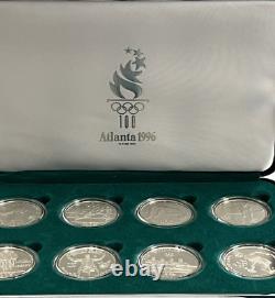 1996 US Olympic Coins of Atlanta Centennial Olympic Games 8pc Proof Set with Box