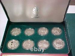 1996 US Olympic Coins of Atlanta Centennial Olympic Games 8pc Proof Set with Box