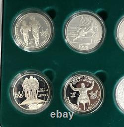 1996 US Olympic Coins of Atlanta Centennial Olympic Games 8pc Proof Set with Box