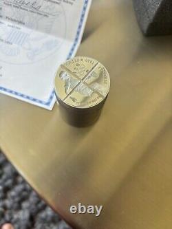 1996 US Olympic Silver Wheelchair + Tennis $1 Dollar Coin Die Cancelled -RAREST