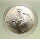 1996 Usa United States Summer Atlanta Olympics Tennis Girl Silver $1 Coin I95085