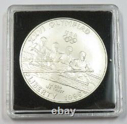 1996 XXVI Atlanta Olympiad 1 oz Silver Dollar $1 US Olympics Comm. Coin 32353W