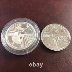 2 Nagano Olympic Commemorative 5,000 Yen Silver Coins