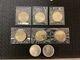 2-vintage Uncirculated Silver Olympic Coins-3-shuttle & 3-first Man On Moon