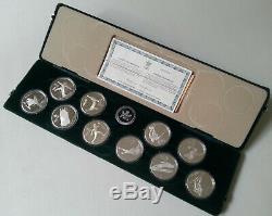20 Dollars CANADA 1988 CALGARY Olympic games 10x silver coin mint original box