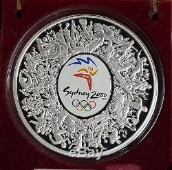 2000 AUSTRALIA SYDNEY OLYMPICS SILVER PROOF ONE KILO 1kg $30 COIN BOXED