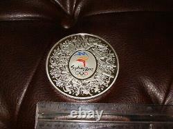 2000 P $30 AUD 1 Kilo. 999 Silver Australian Perth Colorized Sydney Olympics