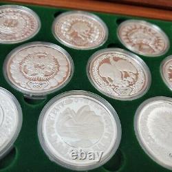 2000 Sydney Olympic $5 Silver Proof 1 Oz 16 Coins Collection Coa