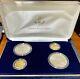 2002 U. S Salt Lake City Olympic Games 4 Coin Gold & Silver Proof Set Withbox & Coa