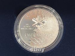 2002 W P $5 Gold $1 Silver Proof Olympic Winter Games Coins Us Mint Ogp Slc